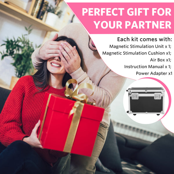 Adjustable Pelvic Floor Exerciser for Bladder Control at-Home Pelvic Strengthening Training Device for Men & Women Portable Kegel Device for Muscle Recovery