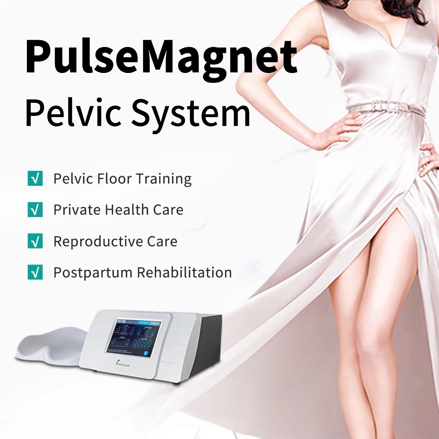 Adjustable Pelvic Floor Exerciser for Bladder Control at-Home Pelvic Strengthening Training Device for Men & Women Portable Kegel Device for Muscle Recovery