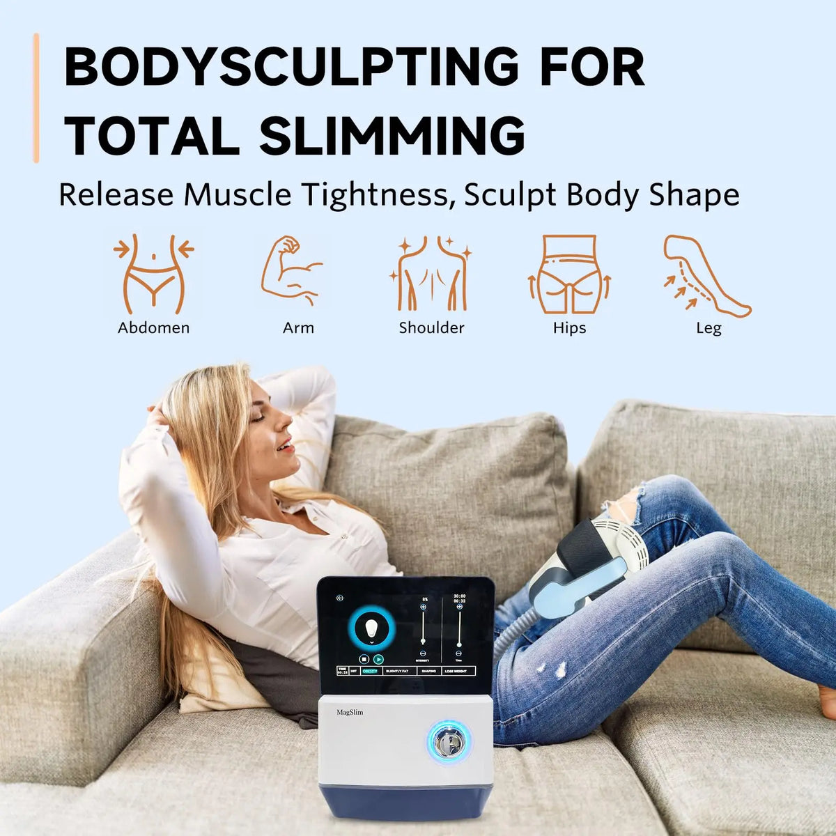 Professional At-Home Body Sculpting & Lymphatic Drainage Vibration System - PELVICTRAIN