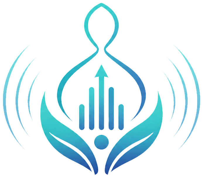 A digital logo for Pelvictrain, featuring a stylized blue and teal graphic of a pelvic floor muscle with an upward arrow, flanked by curved lines, with the brand name 'PELVICTRAIN' written below in dark blue text on a white background.